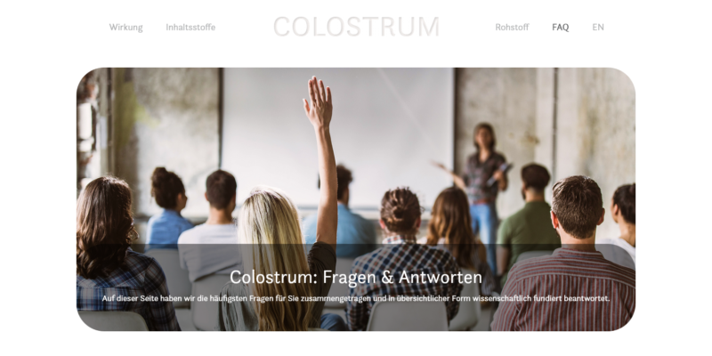 colostrum.de von Dr. Marco Prümmer